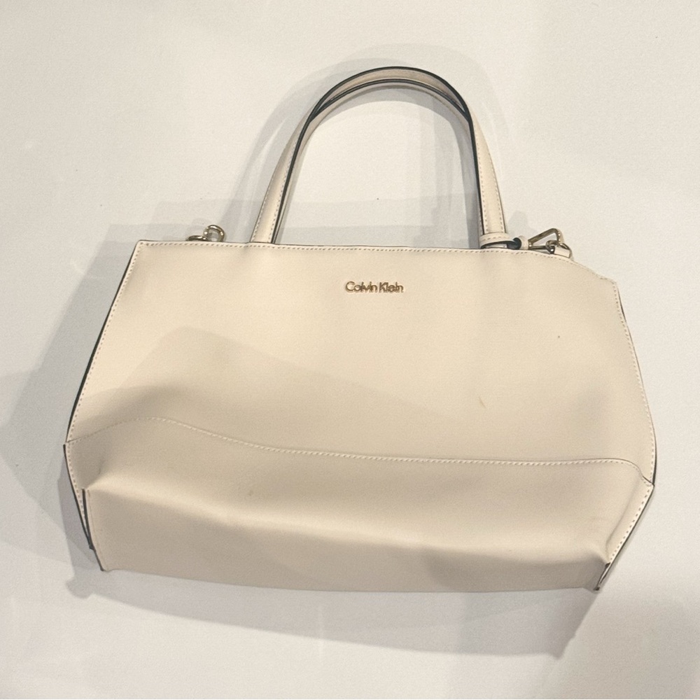 Large White Calvin Klein Purse